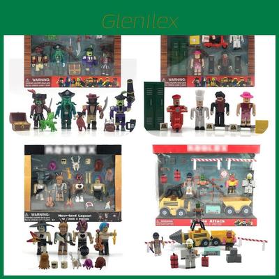 Set di Figure Roblox con Personaggi Colorati e Accessori per il Gioco Creativo
