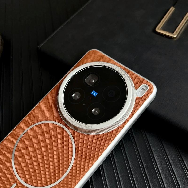 Case For Oppo Find X8 X8s Pro PLus Ultra Lychee Diamond Pattern Leather Magsafe Individual Metal Keys Matte Anti-Slip Grip Cover