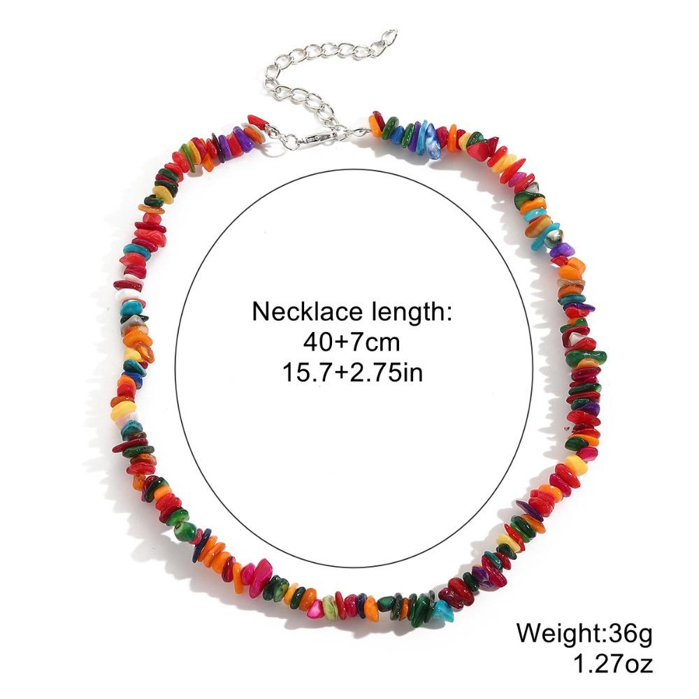Beaded Turquoises Crystal Choker Irregular Irregular Choker Necklace Crystal Beaded Necklace Gift