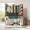 Christmas cartoon digital-printed polyester Bedroom velvet flannel cover blanket Fleece soft sofa cover blankets for beds