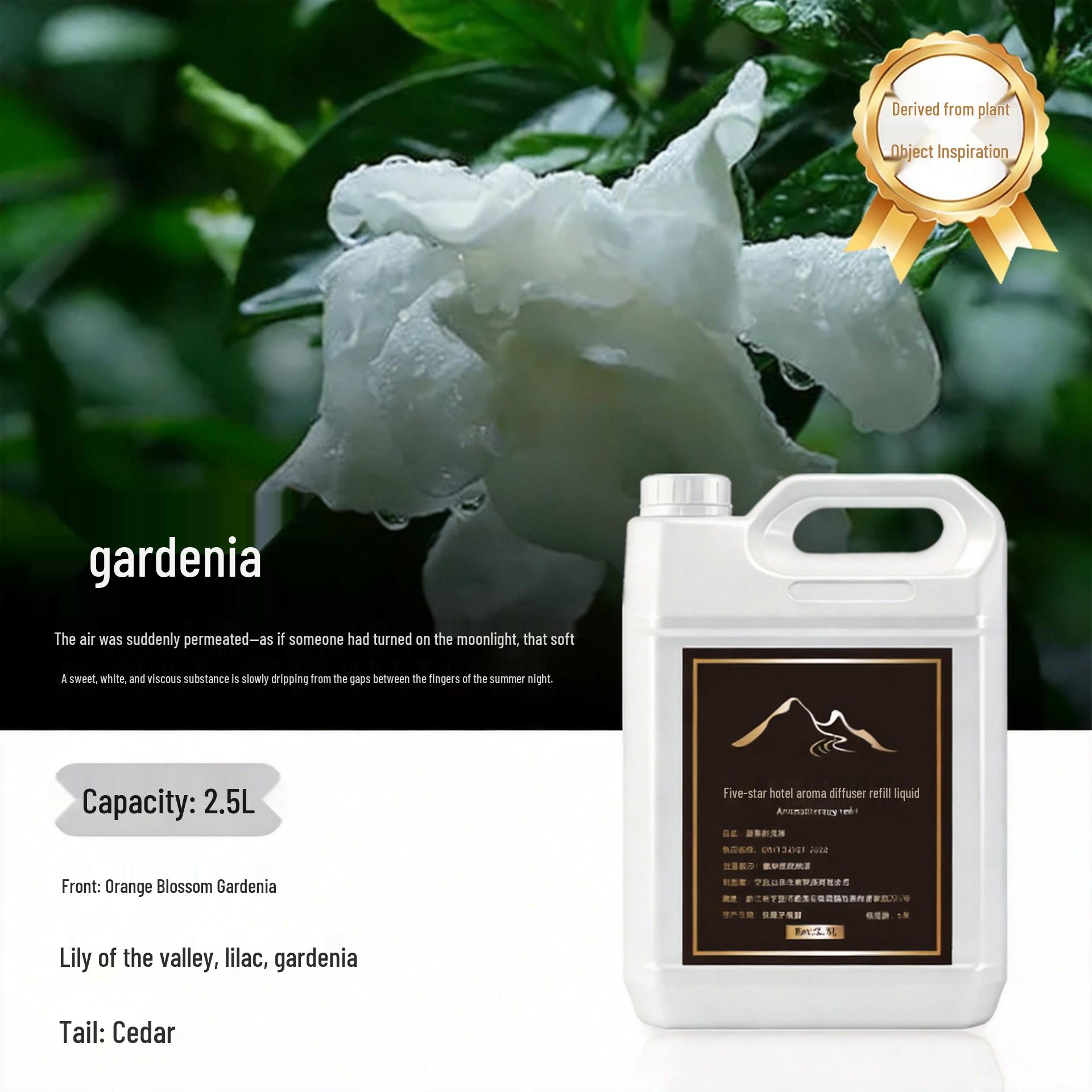 All-Season Zen Tea Aroma Diffuser Refill - Long-lasting, High-grade Fragrance for Indoor Use