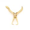 Golden 1 Piece Stainless Steel Hair Extensions Pliers for Removal Micro Link Pliers Link Ring Beads Opener Hair Extensions Tool