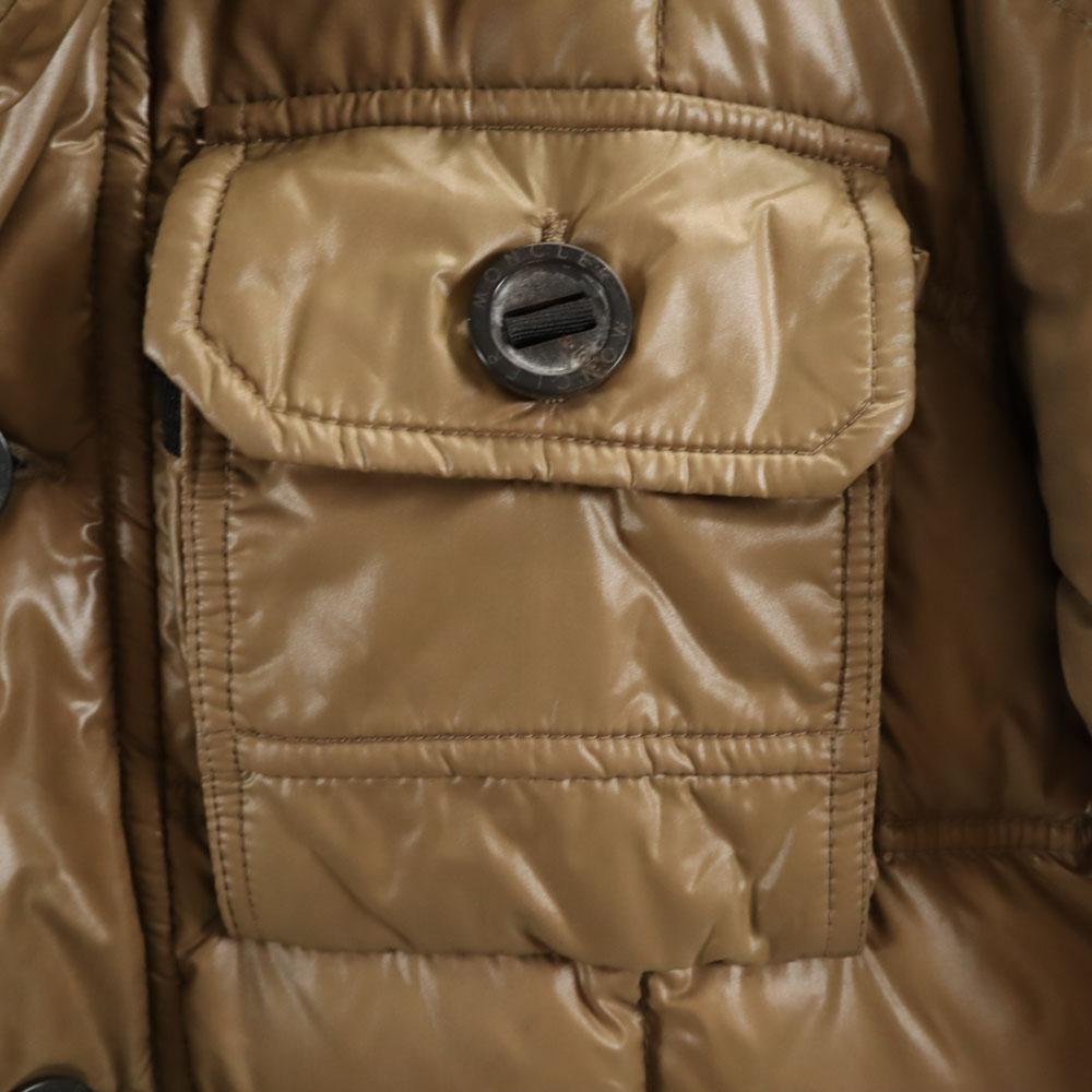 Moncler Down Jacket 1 Khaki Brown Men's Used