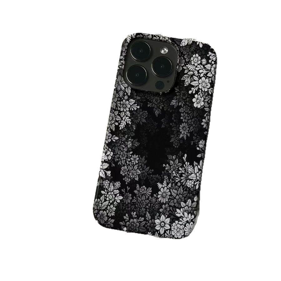 

Цветочный чехол-пленка с большим отверстием для чехла Apple для телефона 16PROMAX для IPhone13 Продвинутый Простой Новый Стиль 15 For iPhone16PRO