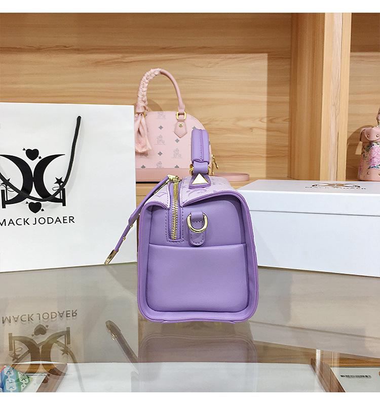 Módní embosovaná ruční Boston taška pro ženy 2025 – Jednoramenná Crossbody