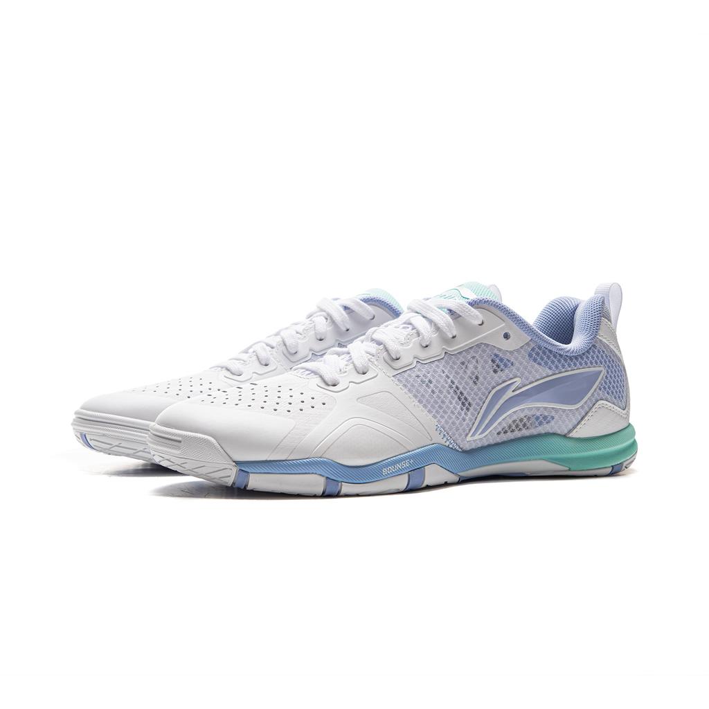 Li Ning Hawkeye 2.0 PRO Cushioning Slip Resistant Abrasion Resistant Low top Training Shoes Unisex White Purple APPU023-10