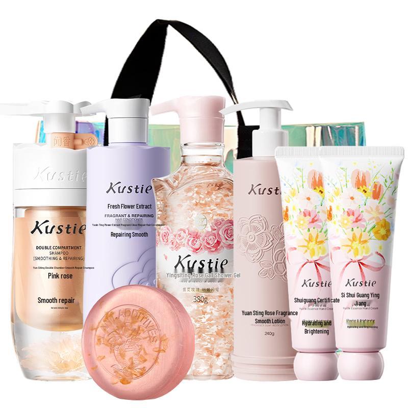 Kustie Complete Hair & Body Care Set шампунь