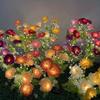 Super Bright Outdoor Solar Flower Lights Waterproof IP65 Durable Landscape Light for Garden Pathway Lawn Decorations Auto On/Off