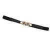 French Single Product Korean Style Temperament Retro Rhinestone Buckle Waist Seal Sweater Jacket Hook Belt Elastic Elastic Belt Women