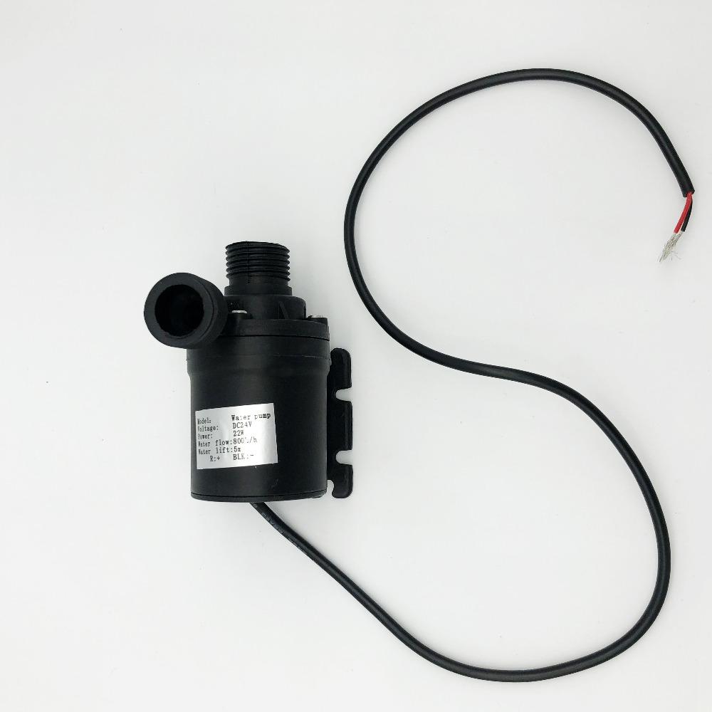 800L/H 5m DC 12V 24V Motor solar fără perii Pompă de apă de circulație a apei