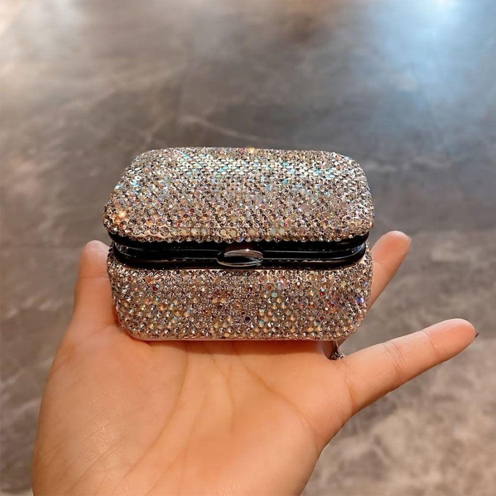 Bling Jewelry Box Luxury Travel Jewelry Display Stand Earrings Storage Organizer