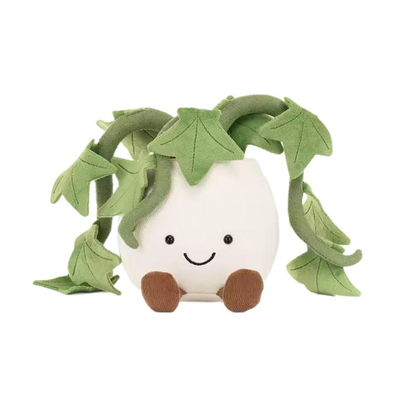 Funny Hydrangea Pot Plant Plush Toy Ivy Doll Decoration Cute Cartoon Gift