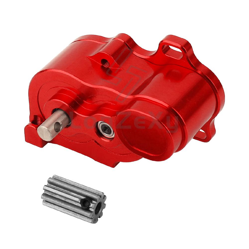 Ultra Light LCG Metal Transmission Low Speed Gearbox With Motor Gear For 1/10 RC Car SCX10 TRX4 RC4WD Capra Upgrade Part