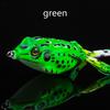 1 Pcs Hollow Body Topwater Frog Fishing Lure Soft Unpainted Artificial Bass Bait Fishing Tackle Accessories