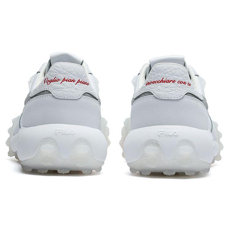 Fila Icona Gara Low-Top Sports Casual Shoes Women sneaker White Silver F12W223107FWA(S-BOX)