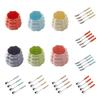 Creative Fruit Fork and Spoon Set Candy Color Coffee Dessert Spoon Ceramic Storage Tank  Watermelon