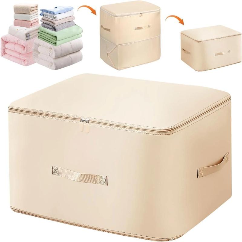 Ultra Space Saving Self Compression Organizer Bedroom Clothes Storage Bag Zipped