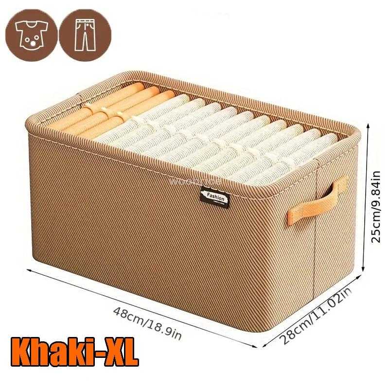 3pcs Clothes Storage Bags Portable Household Clothing Organizer Home Foldable Dust-proof Quilt Storage Container Storage Box