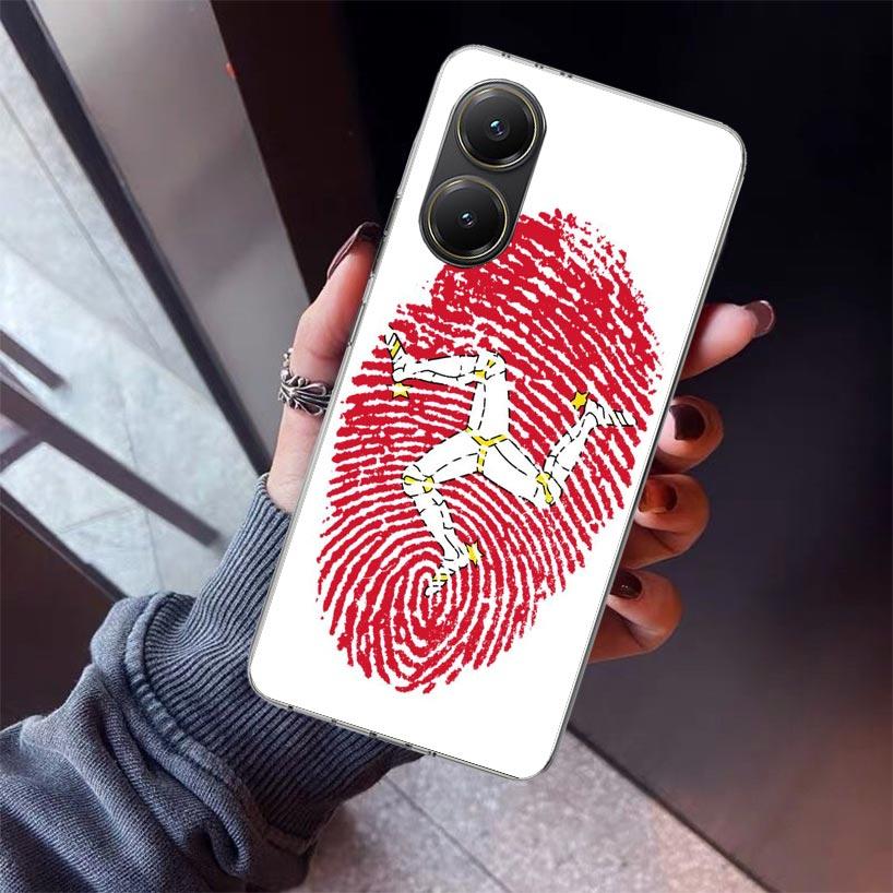 Isle of Man Coat of Arms Phone Case For Xiaomi Poco X7 X6 X5 Pro F7 Ultra Redmi 15C 15 13 13C 12 12C 10 10A 10C 9 9A 9C 9T Shell