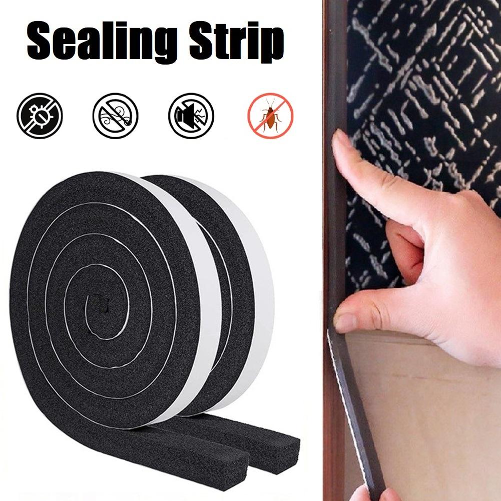 Self-Adhesive Sponge Sealing Strip Window Door Anti-collision Sealing Strips Windproof Sound-Proof Door Gap Sealing Foam Tapes