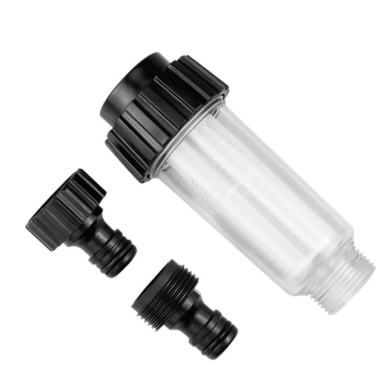 Hochdruckreiniger Wasserfilter G3/4" Gewinde Schnellkupplung Autowaschmaschine Wasserfilter Gartenschlauchfilter