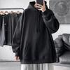 Korean Fashion Solid Color New In Hoodies & Sweat-shirt Woman Clothing Black Hoodie Pullover Men Hooded Sweatshirt Coats