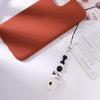 Sturdy Resin Cat Keychain Adorable Phone Accessory Compact Pet Lover Lightweight Phone Charm Gift for Everyday Use