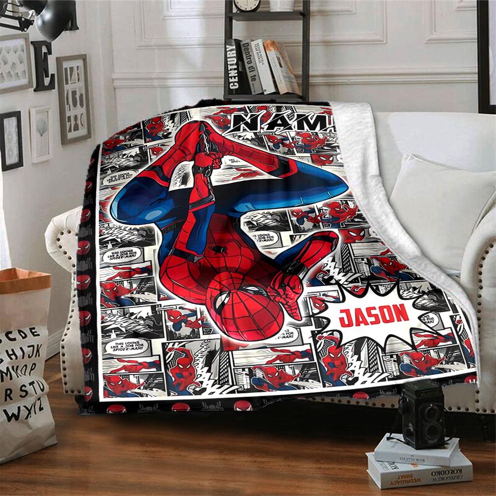 Custom Name "Avengers: Infinity War Poster" blanket for Couch & Bed, Plush Cozy Fuzzy Blanket Super Soft & Warm Blankets for Fall and Winter. 09083
