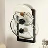 Suction Cup Pot Lid Rack 3 Layers Shoe Storage Shelf Portable Kitchen Organizer Rack  Home