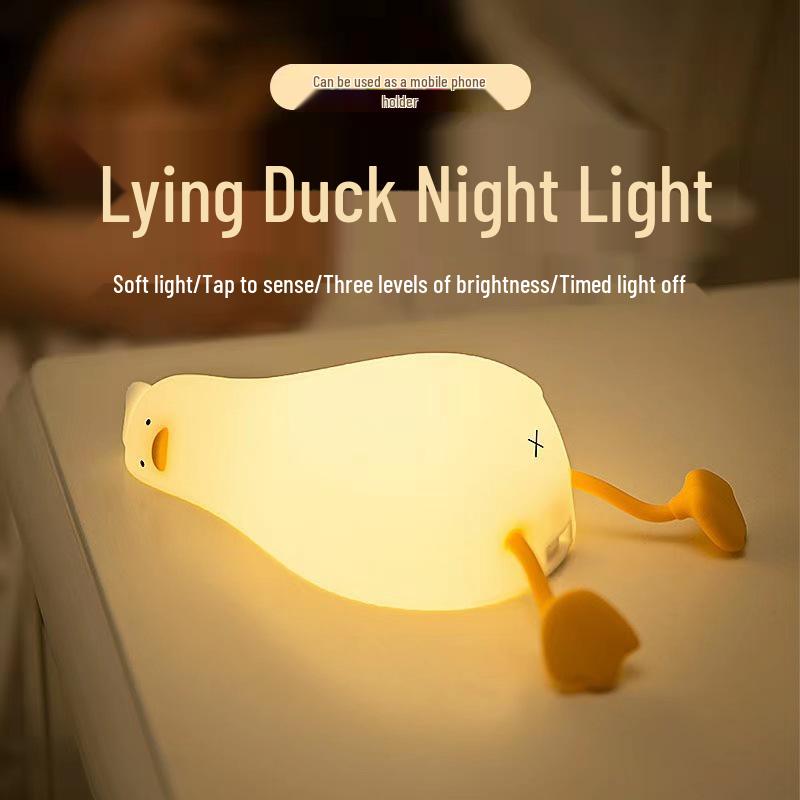 

Силіконовий перезаряджуваний нічник персикового кольору - Захист очей, помічник для сну для дитячої кімнати Multicolor