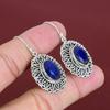 Faceted Blue Sapphire Earring Gemstone Earrings Very Pretty Vintage Jewelry 925 Sterling Silver Earring Handmade Earring Anniversary Gifts