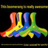 Boomerang Three-Leaf Soft Rubber Children's Flying Disc, Durable Outdoor Toy for Boys & Girls.