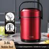 Winter Stainless Steel Insulated Multi-layer Lunch Box - Portable, Large Capacity, Keeps Food Hot for 24 Hours, Perfect for Home or Office.