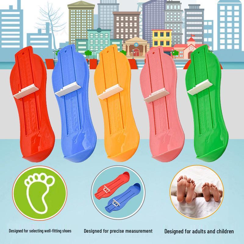 Universal Foot Measuring Ruler for Children and Adults - Perfect for Measuring Shoe Size and Fit At Home