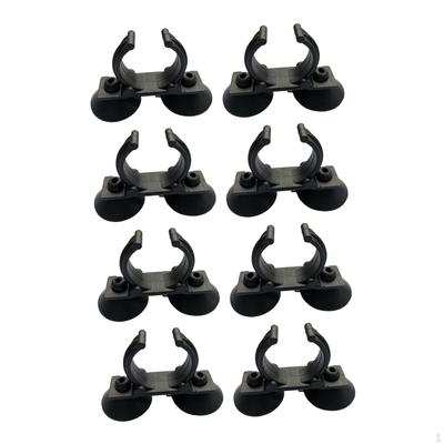 8 Aquarium Heater Holders, Suction Cups with Clips, Easy Installation, Lamp Clamps for Aquariums,
