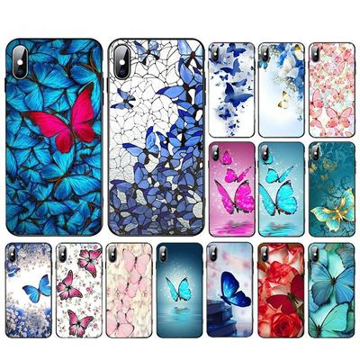 Cute Butterfly Phone Case For iPhone Samsung Galaxy Redmi Xiaomi Oppo OnePlus Note S A 7 8 9 10 11 12 13 14 20 21 22 23 53 54 Pro Max Ultra TPU Soft