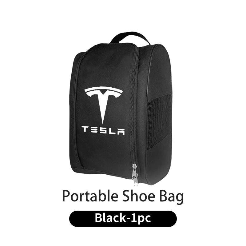 

Car Valve Shoe Storage Bag Sneakers Organizer Foldable Travel Accessories For Tesla Model 3 Model S Model X Model Y Roadster