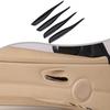 Glossy Black Interior Door Handle Trim Sticker For BMW 3-Serie E90 E91 E92 05-12