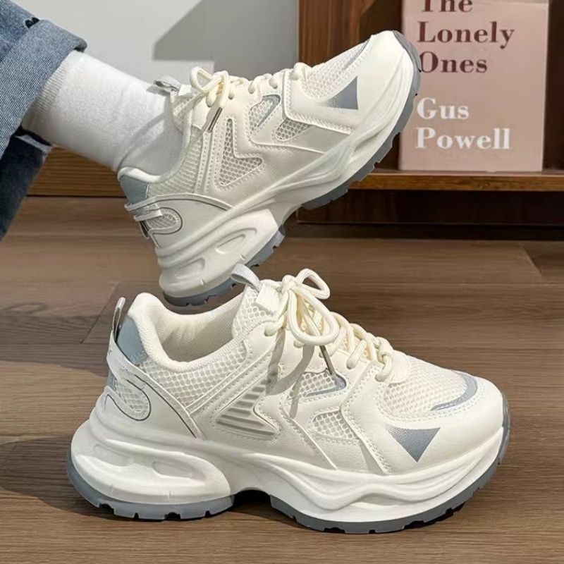 Platform Dad Shoes New Summer and Autumn Versatile Casual Sports Comfortable and Lightweight Height-increasing Women's Shoes