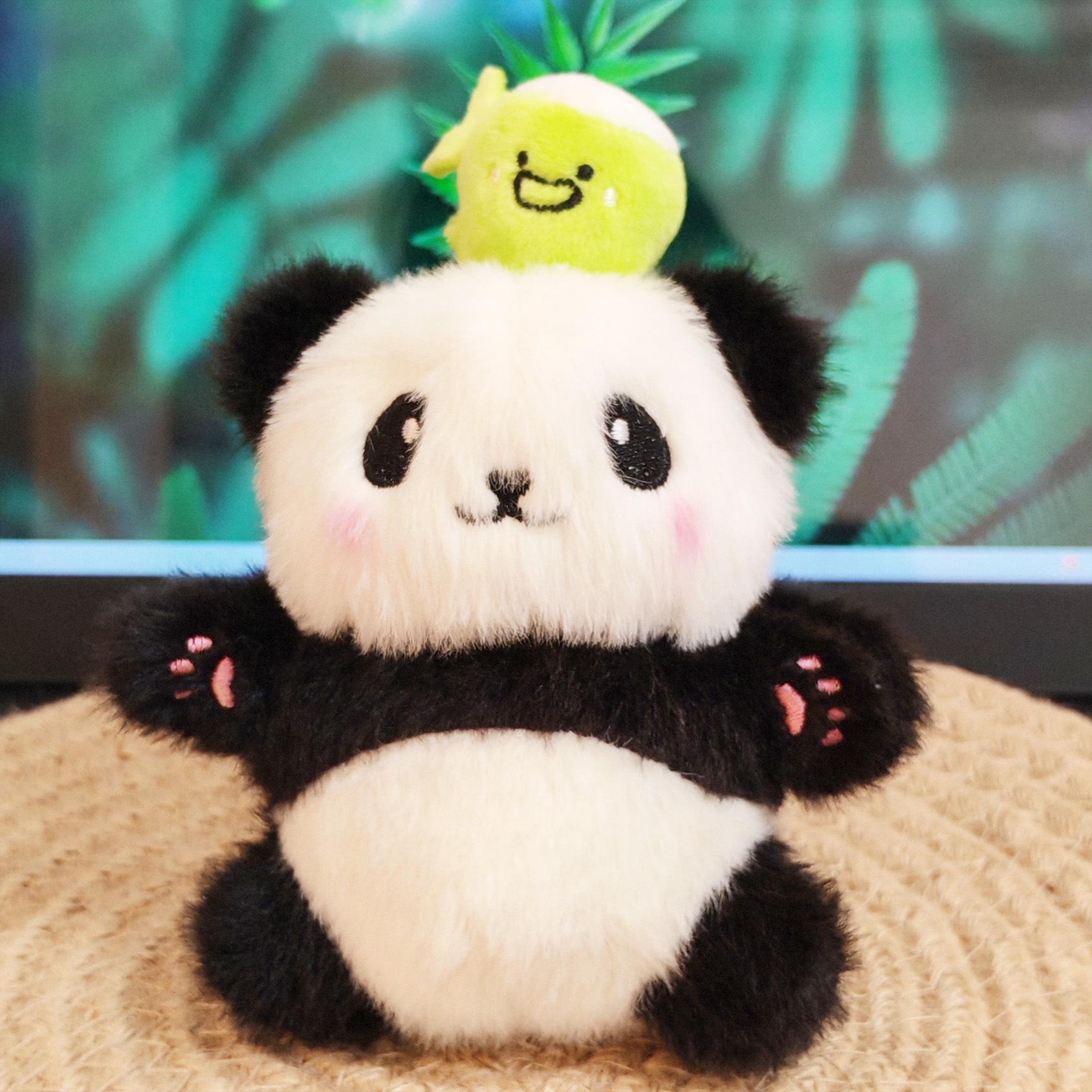 Молниеносная доставка Брелок-плюшевая панда - Популярная игрушка-подвеска интернет-знаменитости 13cm (±2cm)