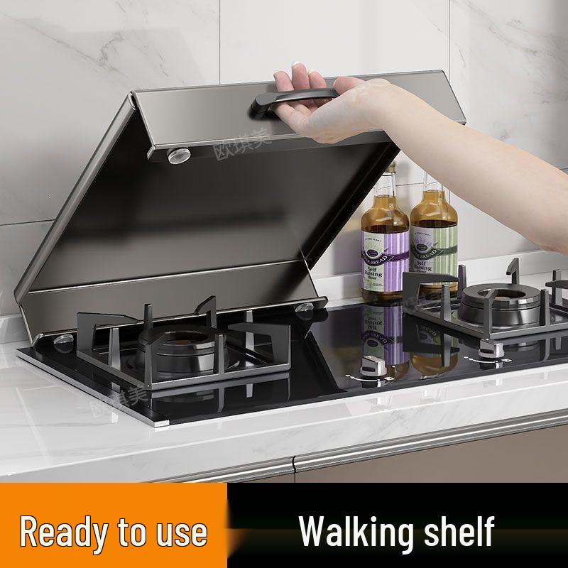 Non-slip Kitchen Gas Stove Cover & Pot Rack Holder for Induction Cooktops