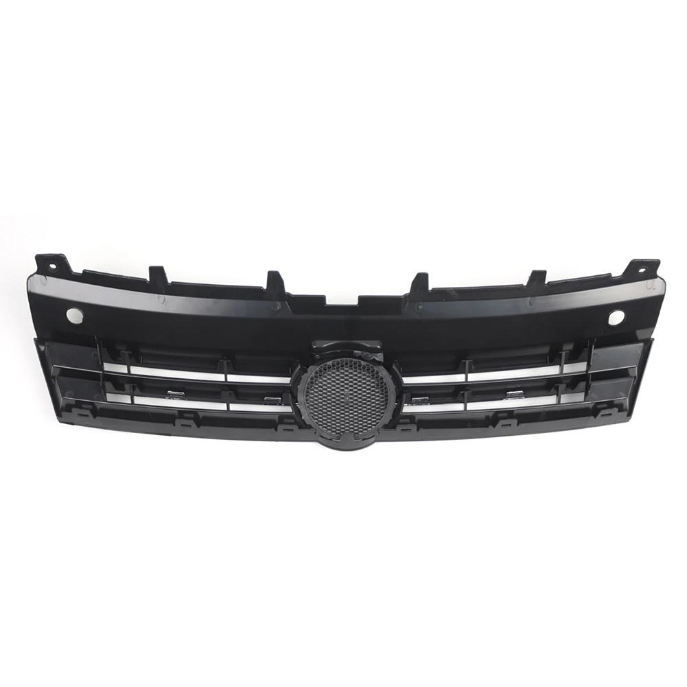 Car Front Bumper Grille Marked Grille Single Silver Dumb Black Grill For Golf 2015-1017 Exterior Parts