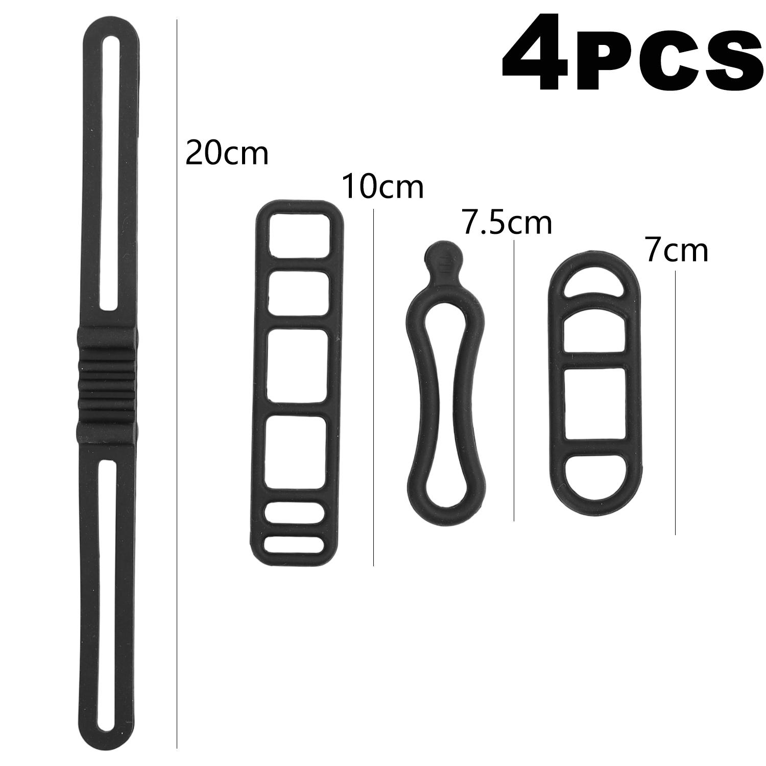

Bike Silicone Mount Bands Bicycle Light Rubber Straps Motorcycle Headlight Taillight Fixing Universal Tie Down Anti Slip Strap