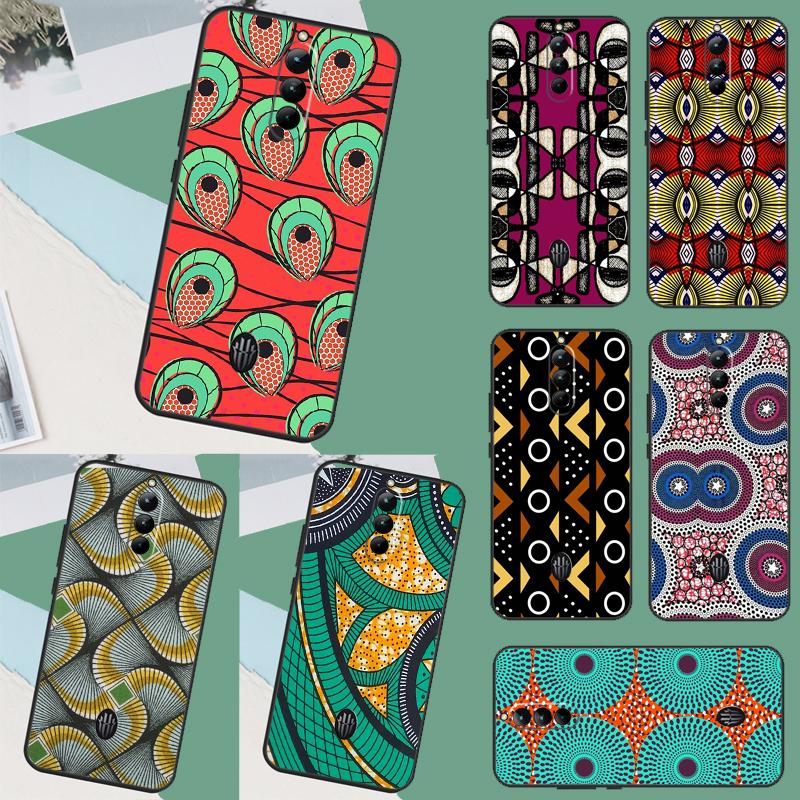 African Wax Fabric For Nubia Red Magic 10 Pro Plus 6 7 6S 7S Pro 5G 6R Case For RedMagic 8S 9S 9 8 Pro Plus