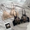Rench Lace Underwear, Small Breasts Show Big Gathering, No Steel Ring Soft Support, Comfortable and Sexy Pure Desire Underwear