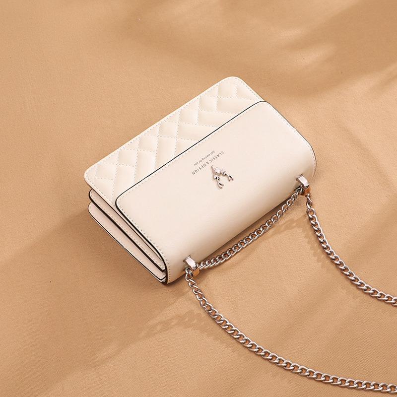Bag Autumn and Winter New Women's Bag Messenger Bag Chain High Sense Light Luxury Versatile Leather Small Square Bag Luggage