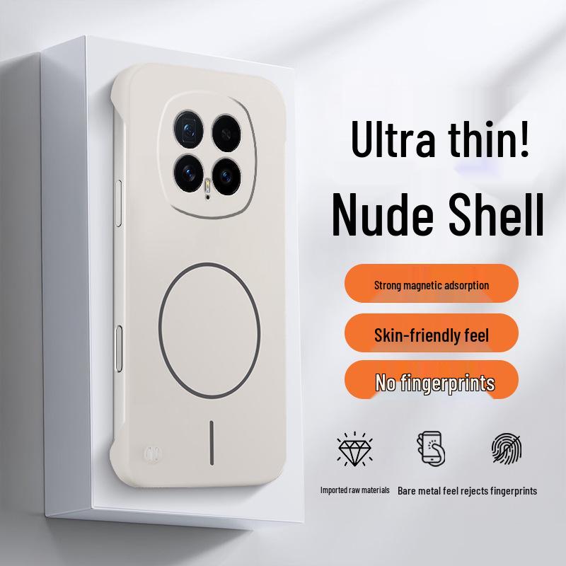 Honor Magic8/Magic8 Pro Skin-Feel Magnetic Frosted Anti-Drop Solid Color Phone Case