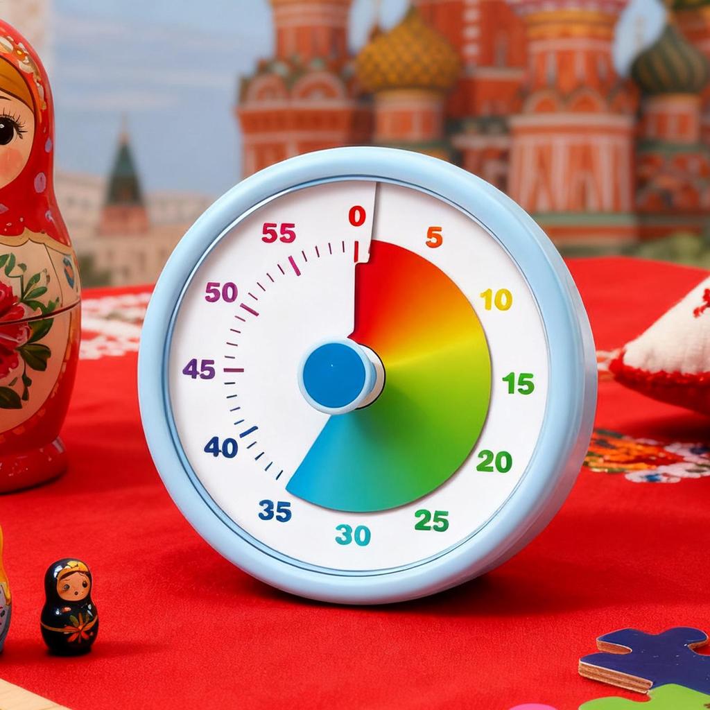 Kids Time Management Tool Silent Visual Countdown Clock Autism ADHD Helper for Classroom, Bedroom, Homework & Study Learning