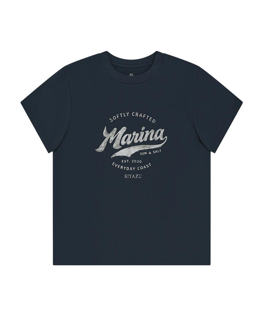 Siyajyu Sitp5288 Marina Slim Short Sleeve T-Shirt_Navy