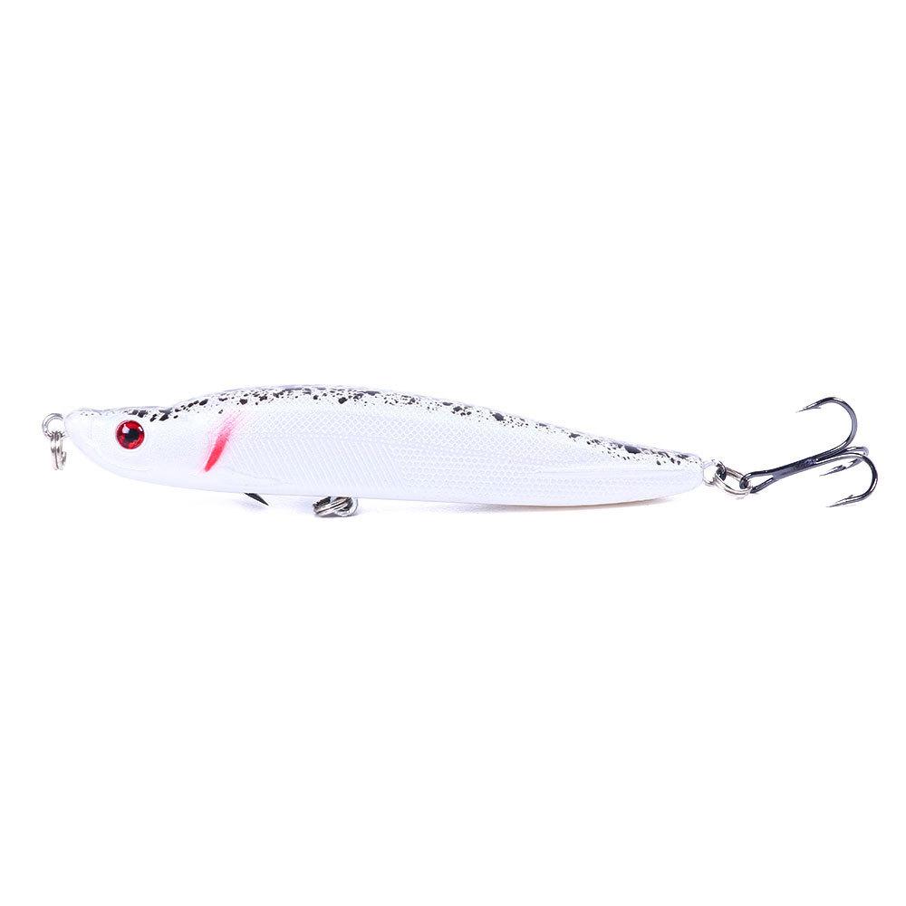 

Submerged Pencil Lure Bait for Bass, Specialized for Long Casting9.5cm16g6No. Hook Freshwater Sea Fishing Hard Bait Fake Bait 9.5CM-16G-6